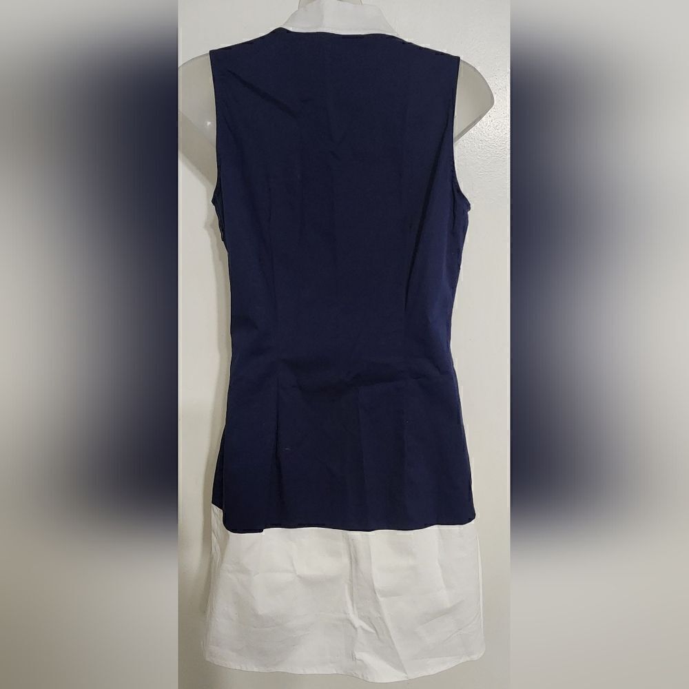Sail To Sable Navy And White Color Block Tunic Dr… - image 2